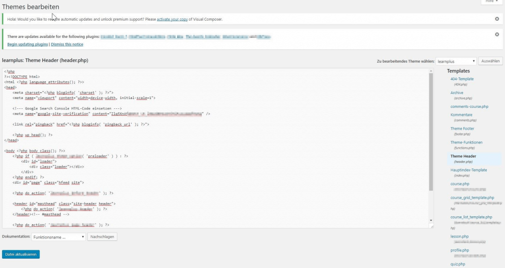إيداع علامة HTML في كود HTML