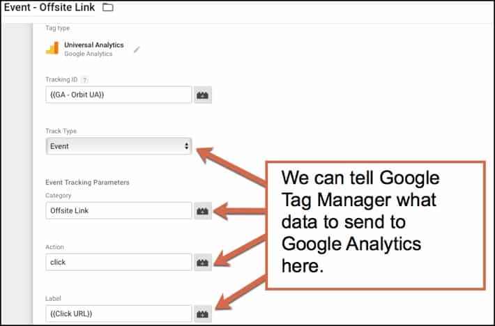 إرسال البيانات إلى GTM