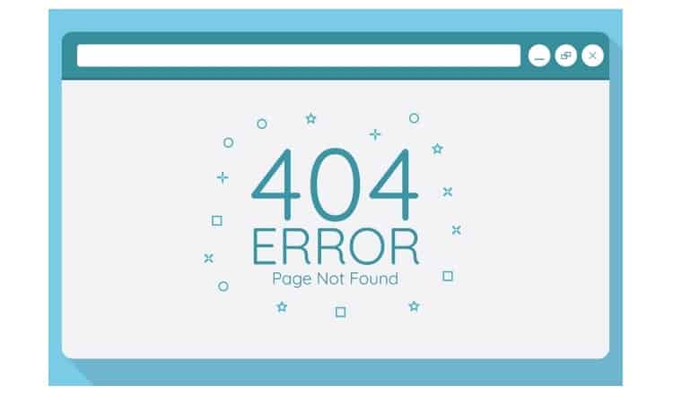 روابط 404 معطلة