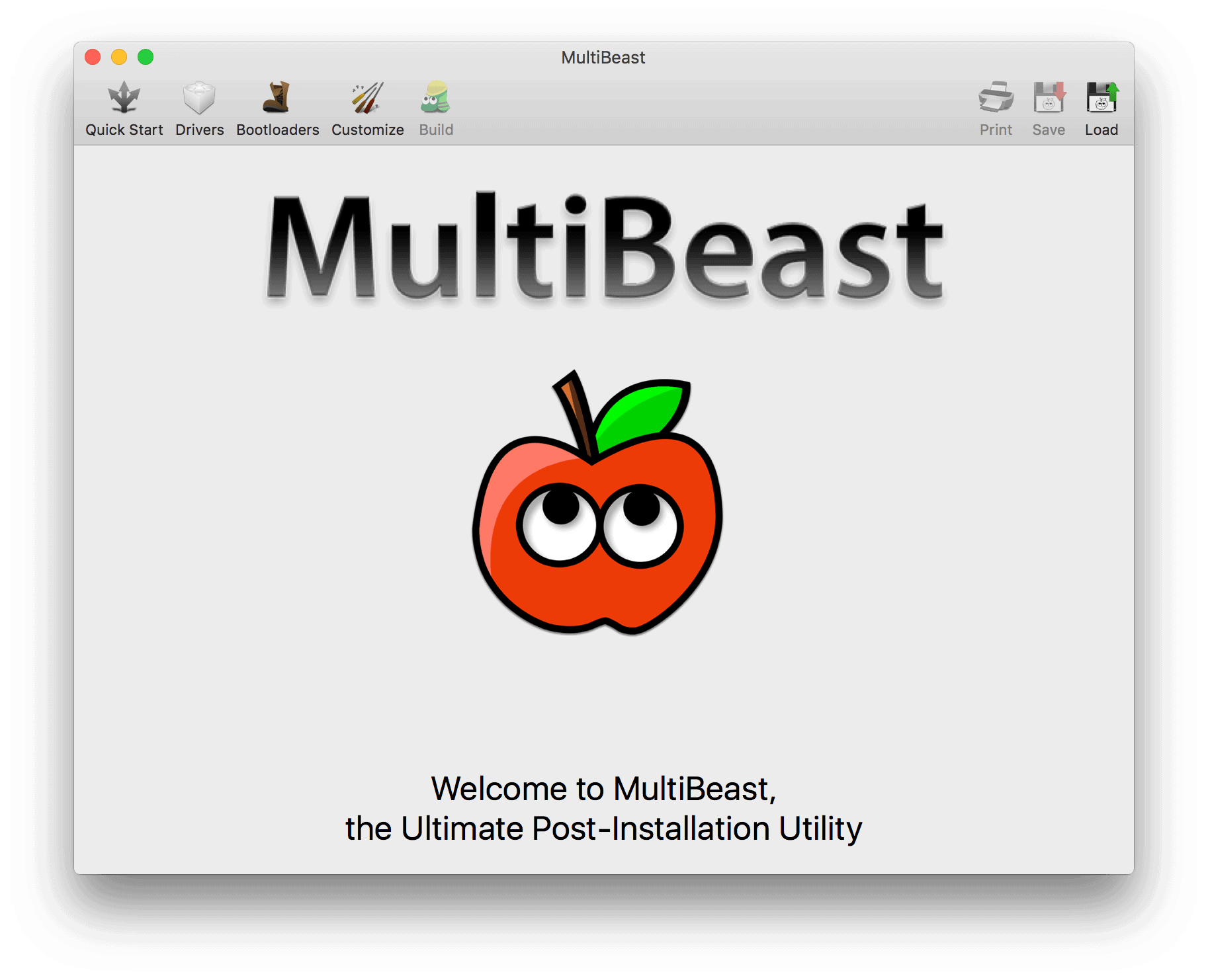 Multibeast إعدادات