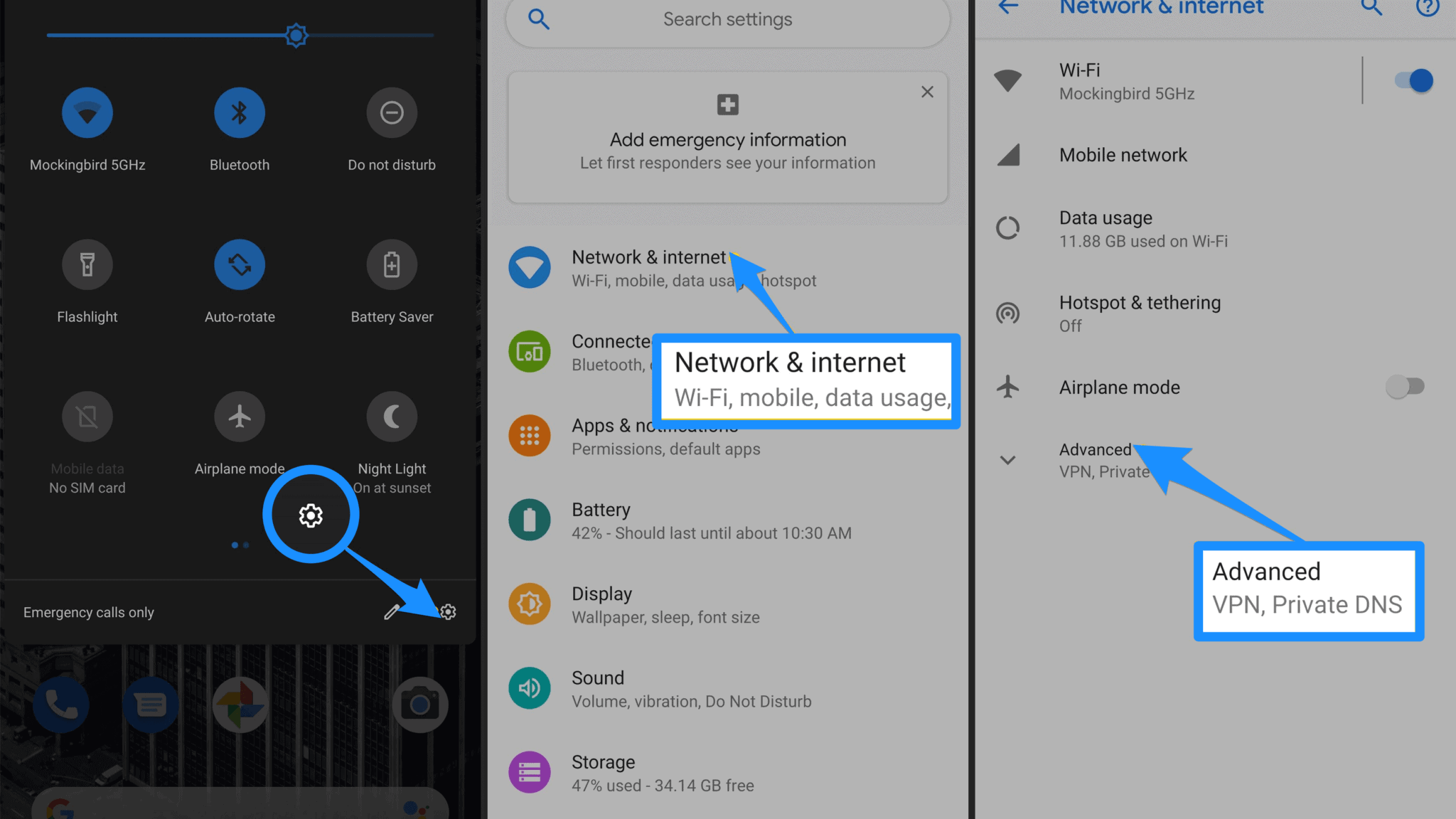 تغيير خوادم DNS