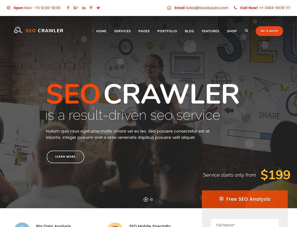 SEO-Crawler-قالب سيو