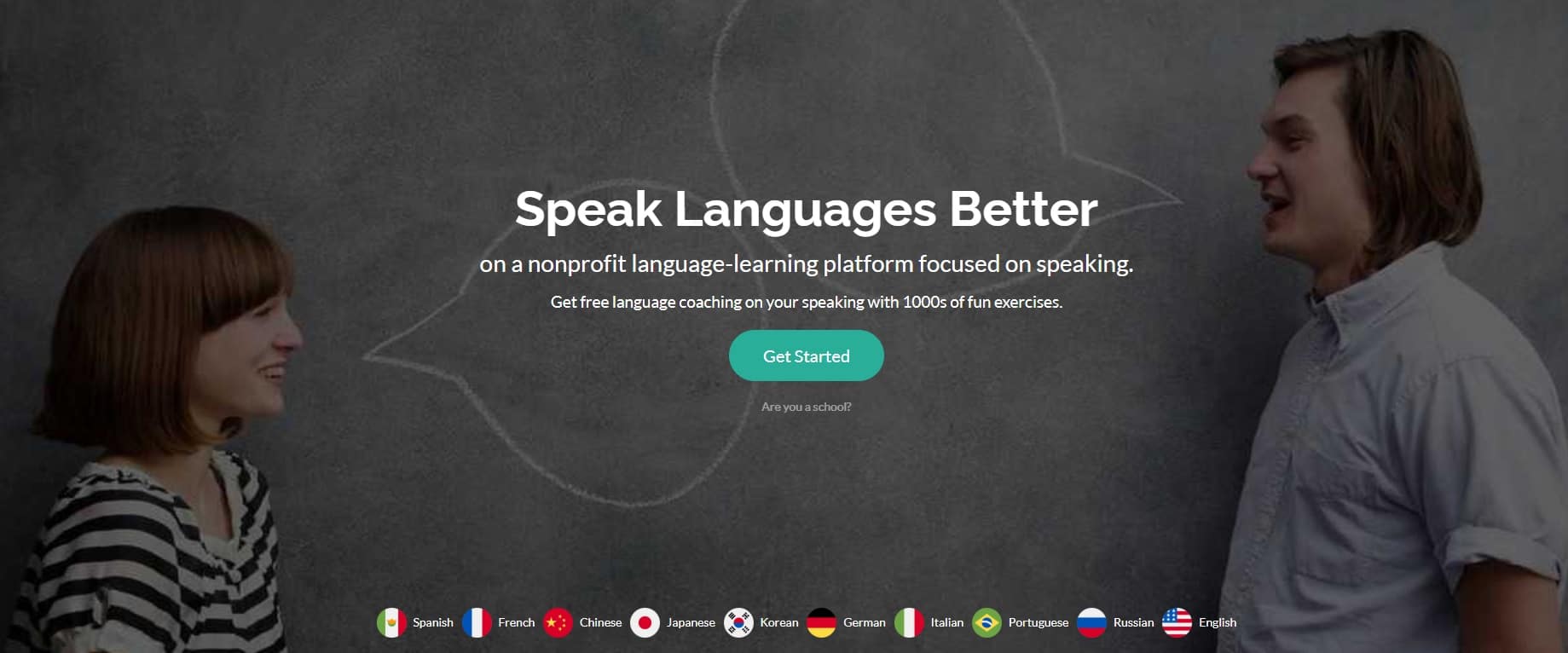 تعلم اللغات speechling