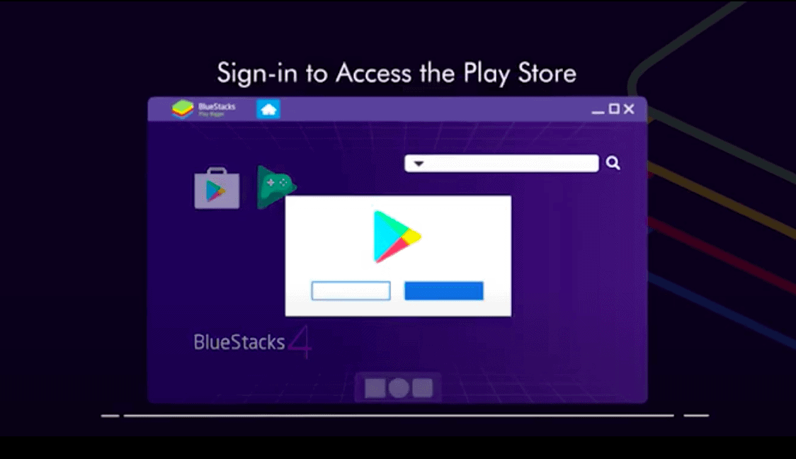 انتهاء عملية تثبيت -bluestacks
