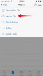 تطبيق Dropbox