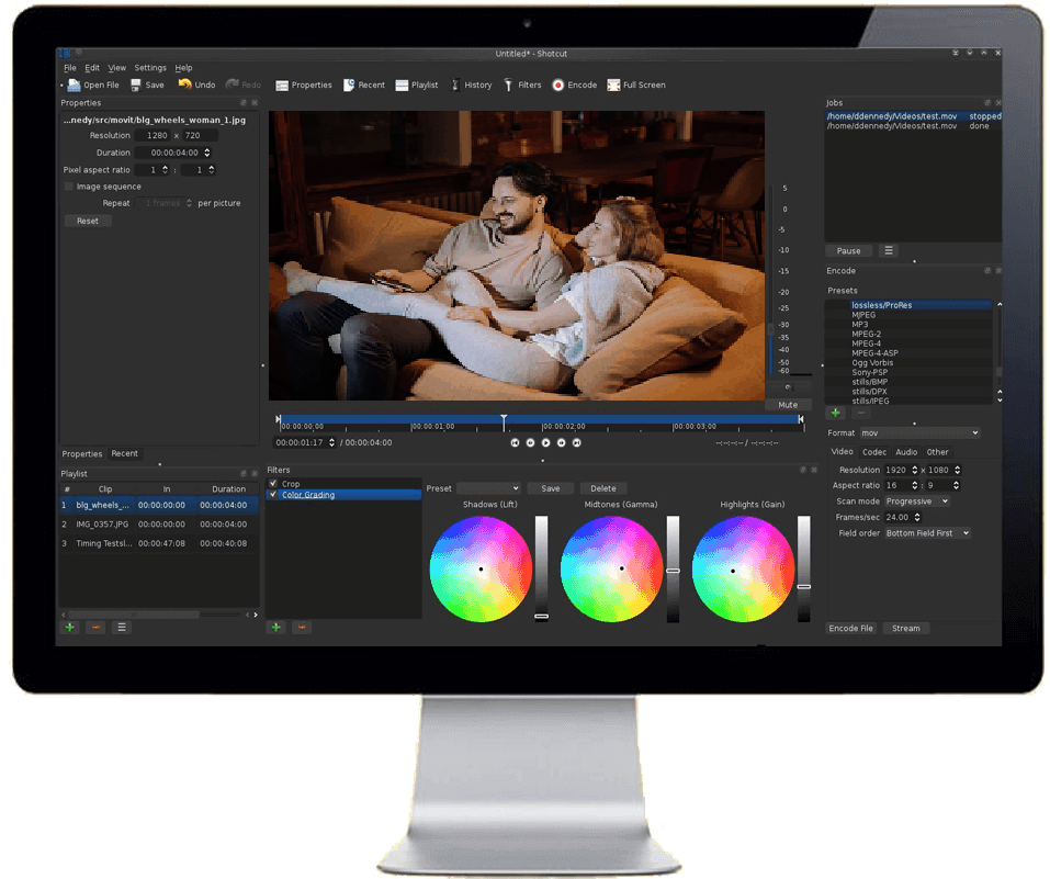 برنامج Shotcut لمونتاج الفيديو