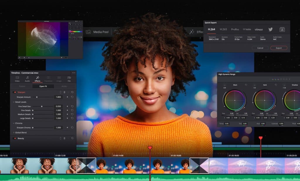 برنامج مونتاج مجاني DaVinci Resolve